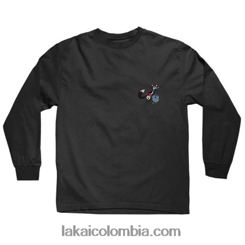 N0ZDT4327 negro última llamada l/s tee Lakai