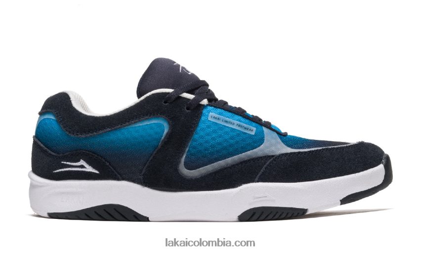 N0ZDT4233 azul zapatos de skate desteñidos Lakai