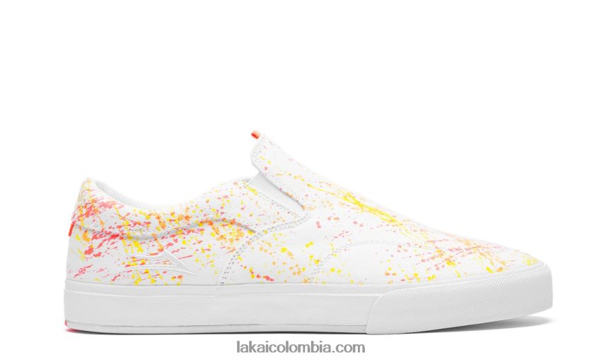 N0ZDT4256 blanco zapatos de skate de lona con salpicaduras de walker owen vlk porous Lakai
