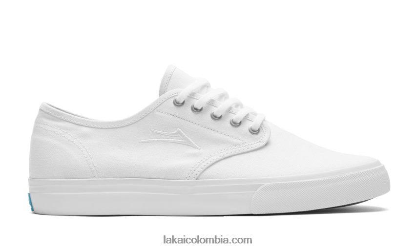 N0ZDT4287 blanco zapatos de skate de lona oxford Lakai