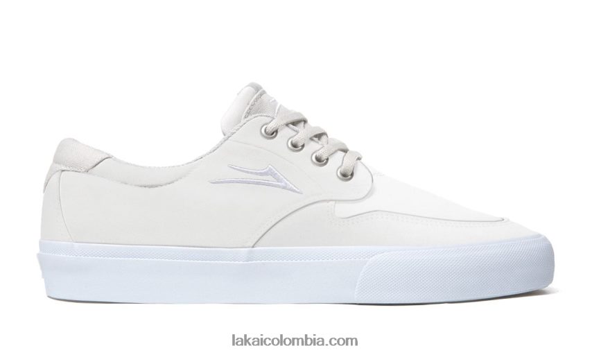 N0ZDT4251 blanco zapatos de skate de cuero riley 3 Lakai